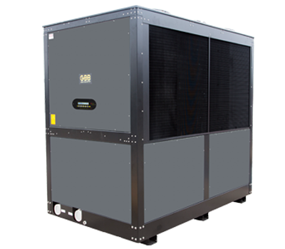 This high performance heat pump heats and cools large commercial swimming pools with up to a half million BTUs in one unit.