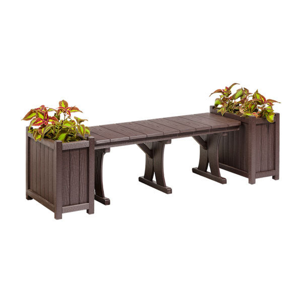 HOB46/HPL01 – PLANTERS WITH 48″ BENCH