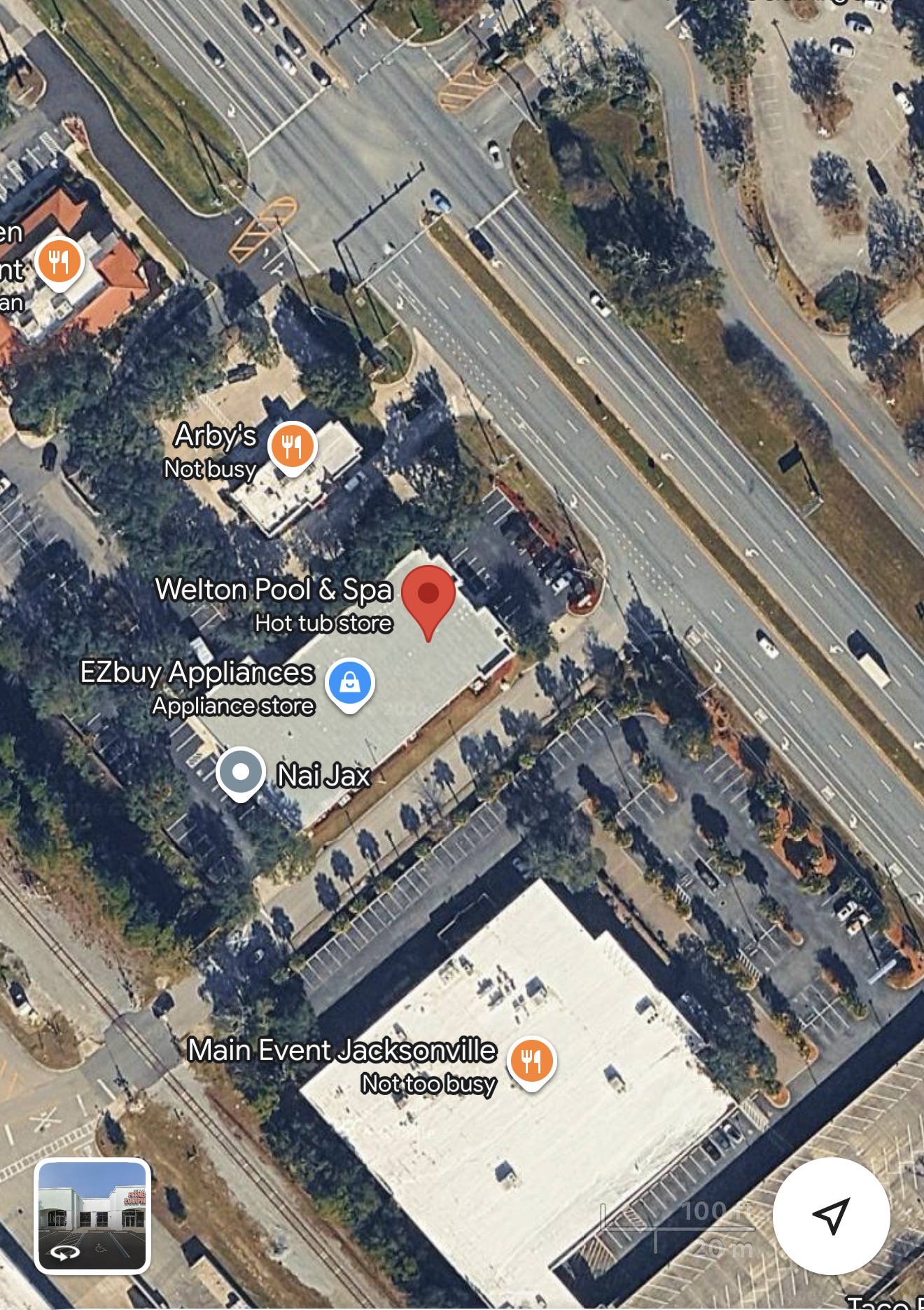 Welton Pool and Spa Jacksonville location map